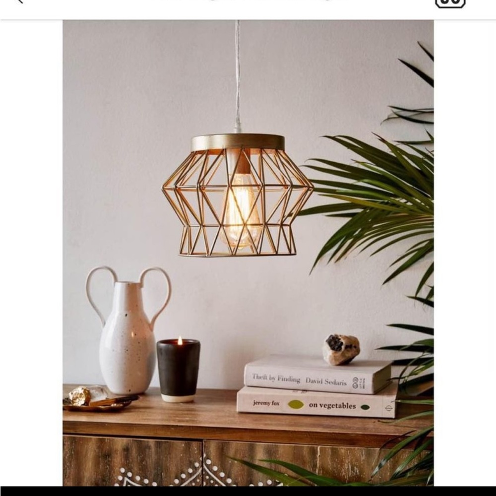 Urban Outfitters Talia Caged Pendant Light
